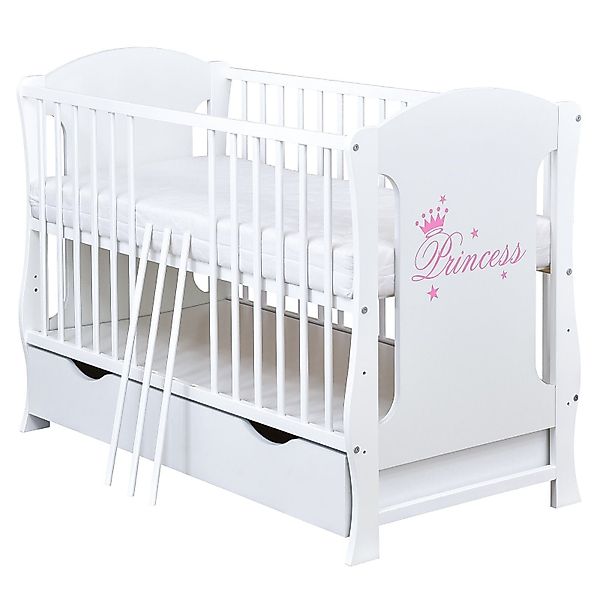Baby-Delux Babybett Lia Princess, Kinderbett 60x120 günstig online kaufen