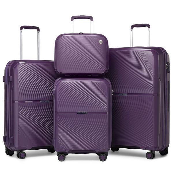 British Traveller Kofferset Reisekoffer-Set, 4-teiliges Hartschalen-Spinner günstig online kaufen
