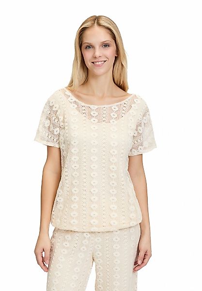 Cartoon Spitzenbluse "Cartoon Spitzenshirt mit überschnittenen Ärmeln" günstig online kaufen