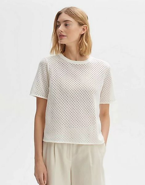 OPUS T-Shirt Sefrira gerader Schnitt cropped Länge Jersey günstig online kaufen