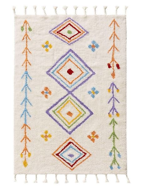 benuta Kinderteppich Malika, rechteckig, Höhe: 11 mm, Kunstfaser, Berber, E günstig online kaufen