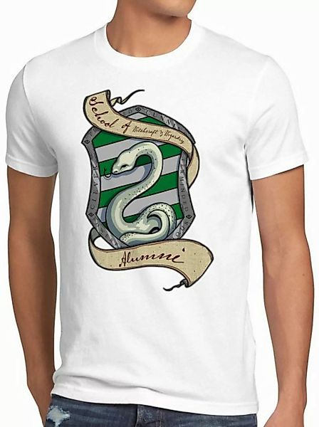 style3 T-Shirt Herren T-Shirt Haus Schlange Hut schule zauberei wasser pott günstig online kaufen