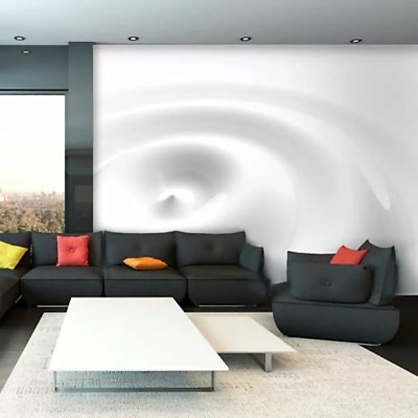 artgeist Fototapete White Swirl weiß Gr. 300 x 210 günstig online kaufen