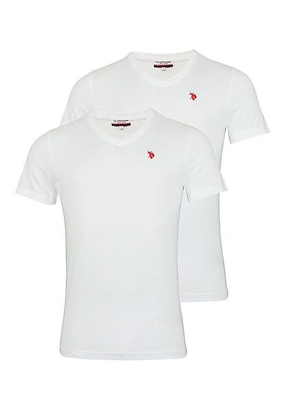 U.S. Polo Assn. T-Shirt Shirt 2 Pack T-Shirts V-Neck Shortsleeve (2-tlg., 2 günstig online kaufen