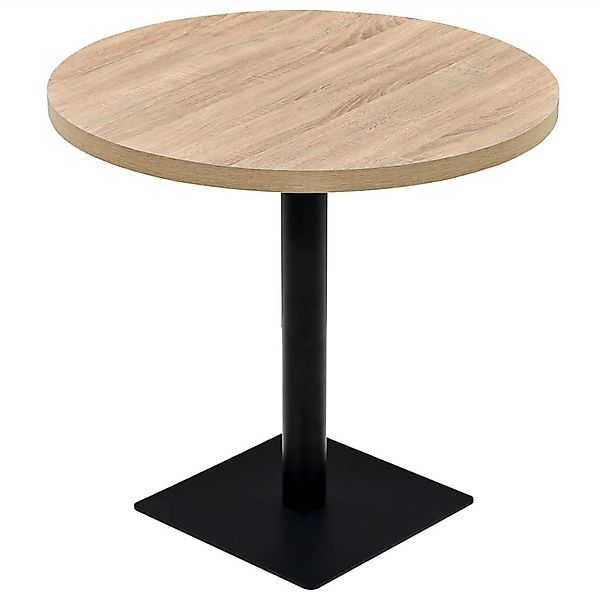 vidaXL Esstisch Bistrotisch MDF und Stahl günstig online kaufen