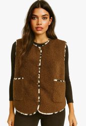 Worldclassca Fellimitatweste Worldclassca Teddy Weste Warm günstig online kaufen