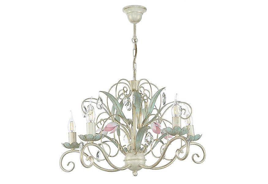 Licht-Erlebnisse Kronleuchter LUCE, ohne Leuchtmittel, Hängeleuchte Floral günstig online kaufen