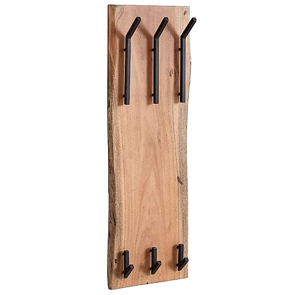 Wohnling Garderobenpaneel WL6.360 (Akazie Massivholz / günstig online kaufen
