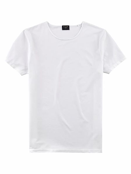 OLYMP T-Shirt "Casual" mit Rollkante am Ausschnitt günstig online kaufen