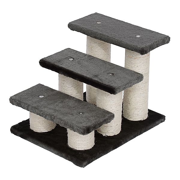 PawHut Haustiertreppe Hundetreppe 3 Stufen 34 cm Hoch (Hunderampe, 1-St., K günstig online kaufen