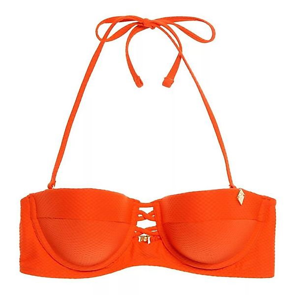 Superdry Sophia Textured Cup Bikini Oberteil S Flamingo Orange günstig online kaufen