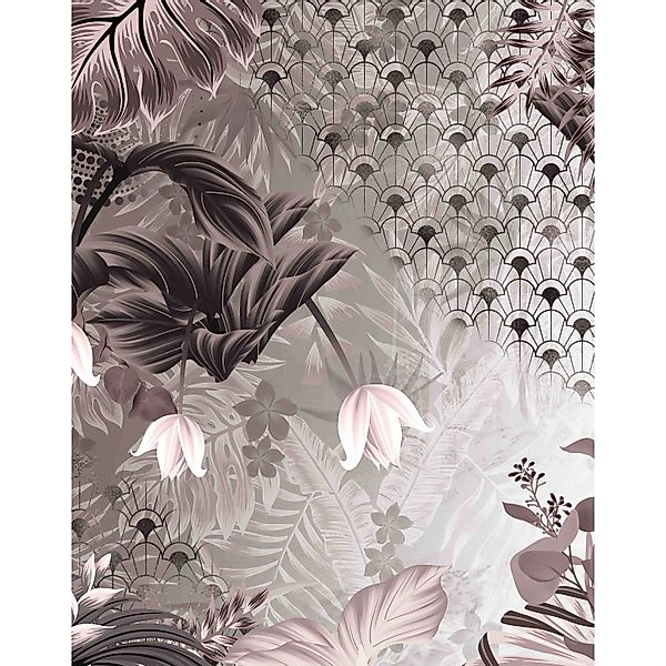 Marburg Fototapete Smart Art Gallery 9 Floral Modern Grau FSC® günstig online kaufen