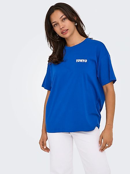 ONLY Kurzarmshirt ONLVIVVI LIFE S/S LOVELY TOP JRS Baumwolle, regular fit, günstig online kaufen