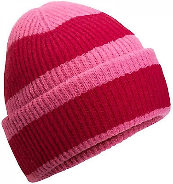 Beechfield® Bommelmütze Colour Block Beanie Block-Streifendesign günstig online kaufen