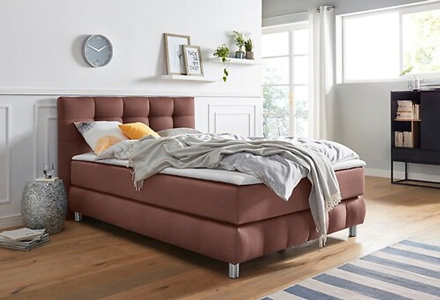 andas Boxspringbett »Salo« incl. Topper, 6 Breiten, 2 Härtegrade, TFK auch günstig online kaufen