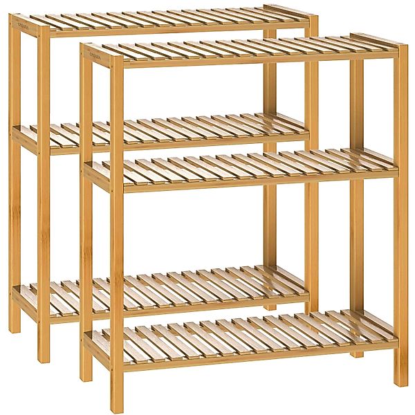 Casaria Standregal, Regal Stehend Holz 3 günstig online kaufen