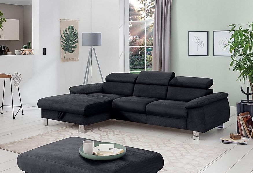 COTTA Polstergarnitur Komaris L-Form, B: 242 bzw. 100 cm (Set: Ecksofa & Ho günstig online kaufen