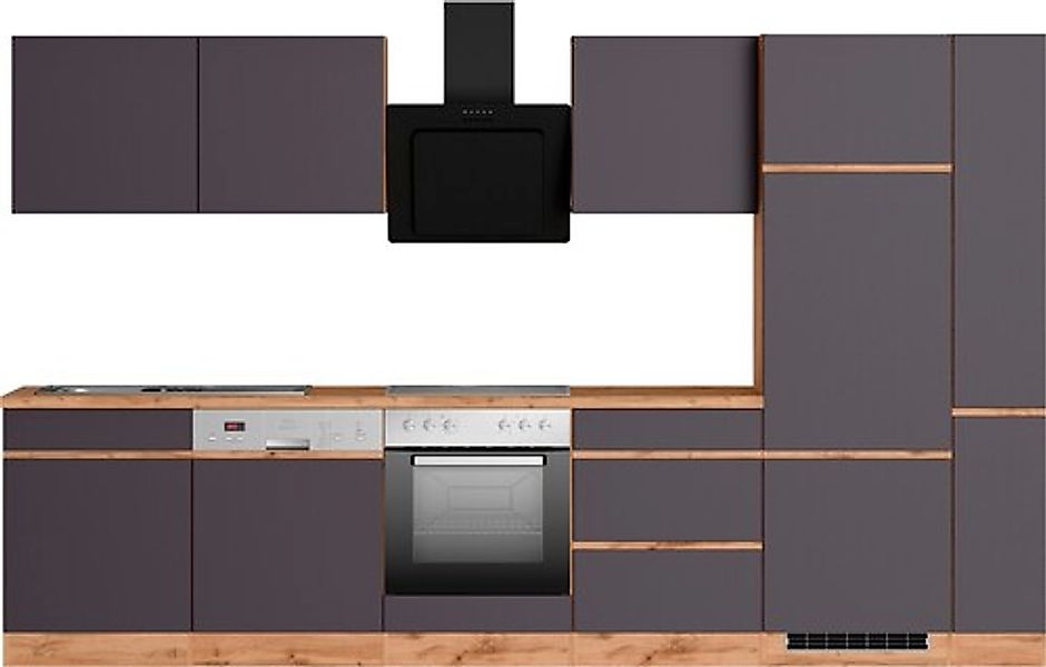 KOCHSTATION Küchenzeile »KS-Riesa« Stellbreite 330 cm, wahlweise mit oder o günstig online kaufen