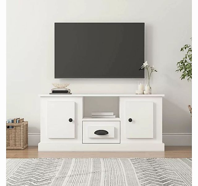 vidaXL TV-Schrank TV-Schrank Weiß 100x35,5x45 cm Holzwerkstoff (1-St) günstig online kaufen