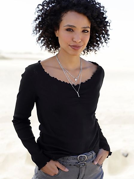 heine Langarmshirt "Shirt", (1 tlg.) günstig online kaufen