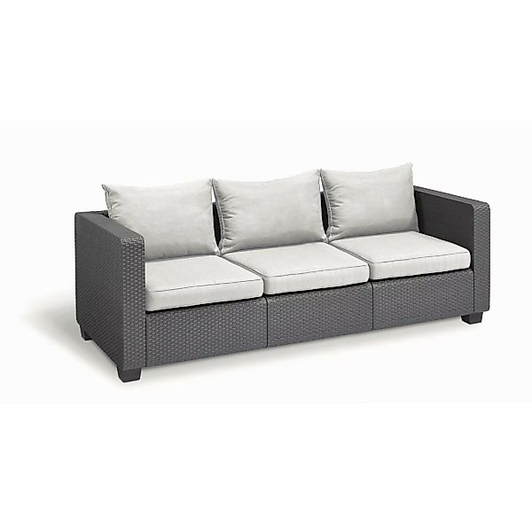 Allibert Loungesofa Salta 3-Sitzer Gartensofa – günstig online kaufen