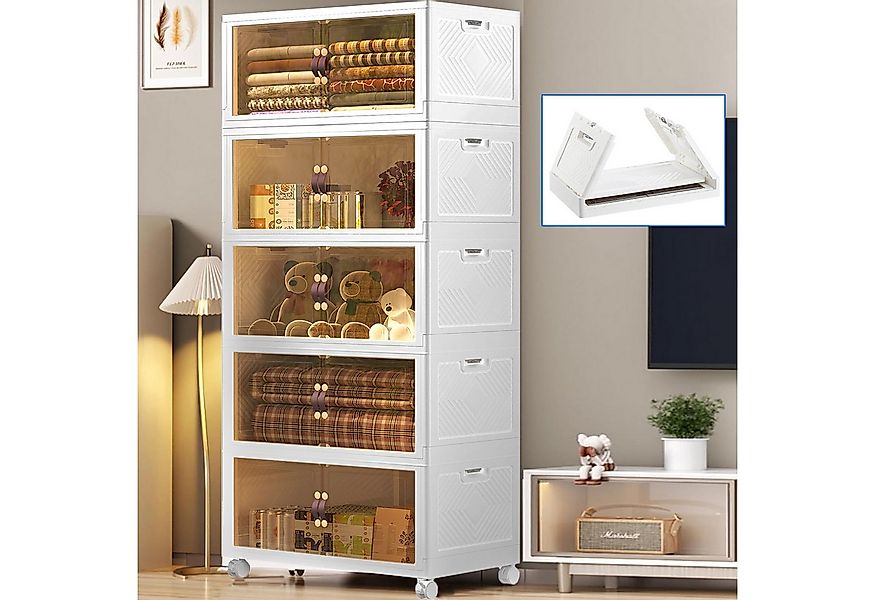 oyajia Aufbewahrungsbox Große Stapelbare Aufbewahrungsbox, Faltbar Lagersch günstig online kaufen