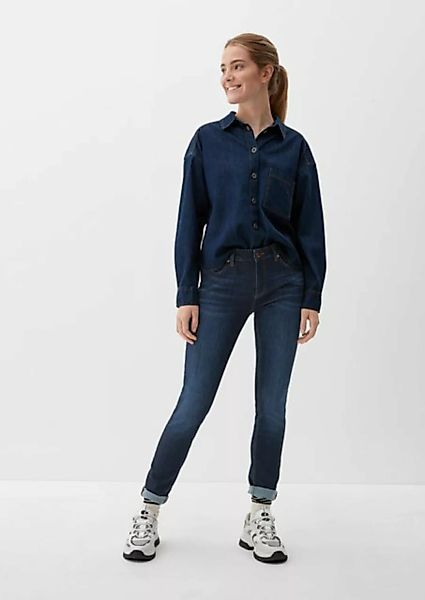 QS 5-Pocket-Jeans Jeans Sadie / Skinny Fit / Mid Rise / Skinny Leg Waschung günstig online kaufen