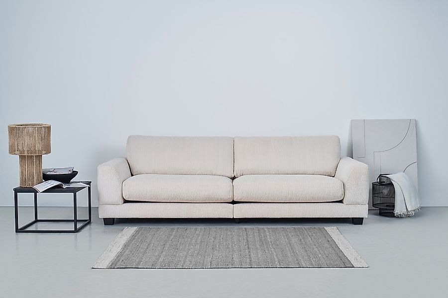Home affaire 3-Sitzer "Parennes" mit attraktivem Cord-Stoff, mit Kaltschaum günstig online kaufen