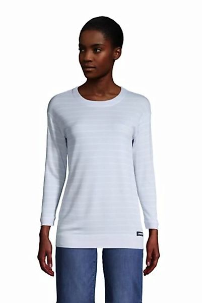 Wendeshirt mit 3/4-Ärmeln, Damen, Größe: 48-50 Normal, Blau, Jersey, by Lan günstig online kaufen