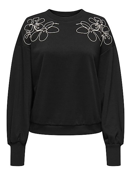 ONLY Sweatshirt ONLBROOKE L/S O-NECK DETAIL günstig online kaufen