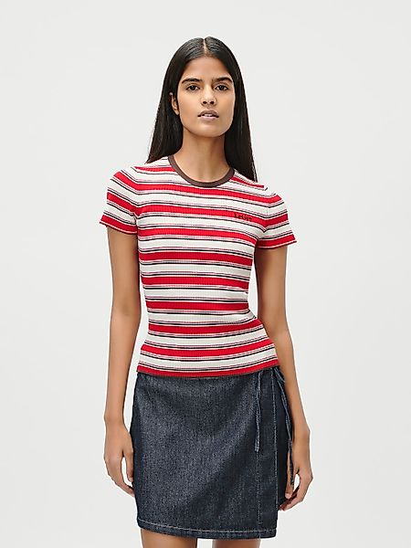 LeGer T-Shirt "Danielle, LeGer by Lena Gercke" schmale Passform, mehrfarbig günstig online kaufen