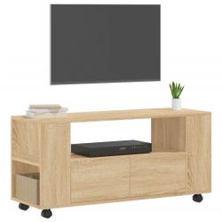 vidaXL TV-Schrank TV-Schrank Sonoma-Eiche 102x34,5x43 cm günstig online kaufen
