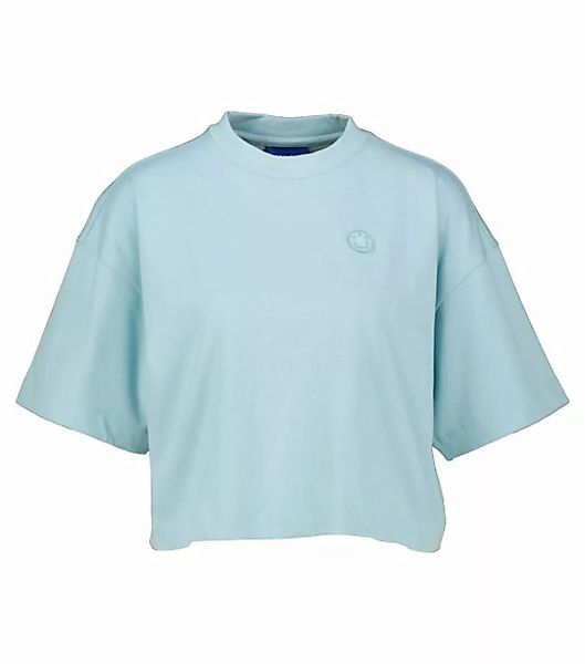 HUGO T-Shirt Damen T-Shirt CROPPED mit Logo Relaxed Fit (1-tlg) günstig online kaufen