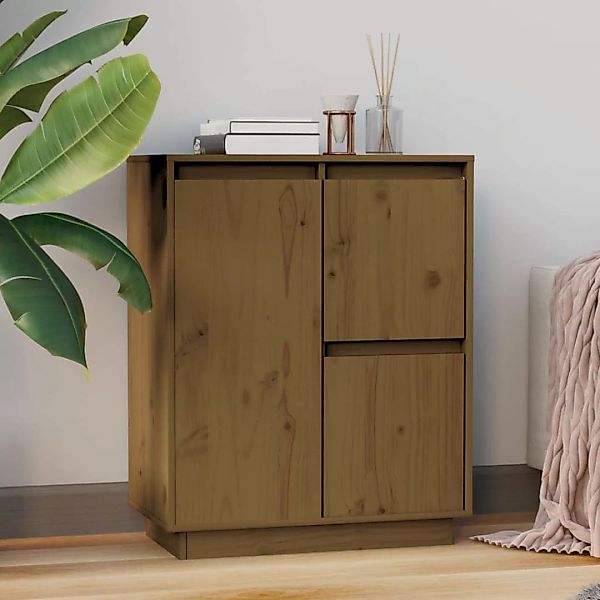 Vidaxl Sideboard Honigbraun 60x34x75 Cm Massivholz Kiefer günstig online kaufen