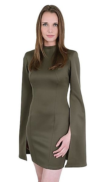 Sarcia.eu Minikleid Khaki-Kleid mit durchgeschnittenen Ärmel John Zack XL günstig online kaufen