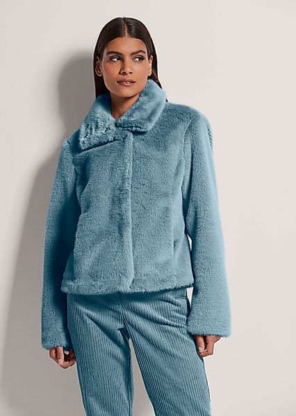 MADELEINE Outdoorjacke Webpelz-Kurzjacke mit Stehkragen günstig online kaufen