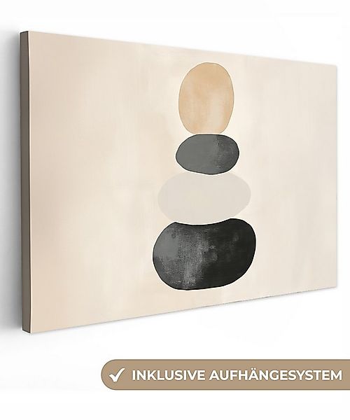 OneMillionCanvasses® Leinwandbild Japandi - Wabi sabi - Beige, Fotodruck (1 günstig online kaufen