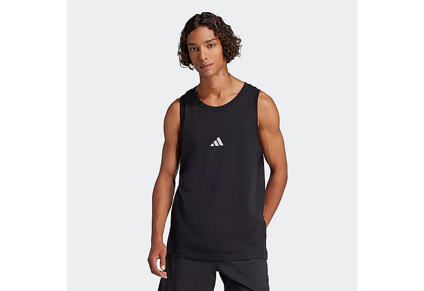 adidas Sportswear Tanktop ESSENTIALS SMALL LOGO ohne Verschluss, aus Baumwo günstig online kaufen