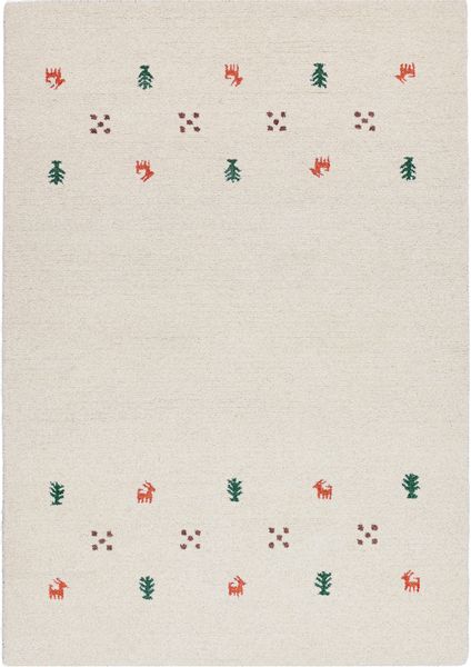 THEKO Wollteppich "Gabbeh Motiv, Handweb Teppich, Tiermotiv, reine Wolle, h günstig online kaufen