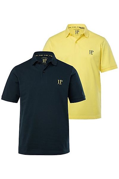 JP1880 Poloshirt Poloshirts Basic 2er-Pack Piqué gekämmte Baumwolle (2-tlg) günstig online kaufen