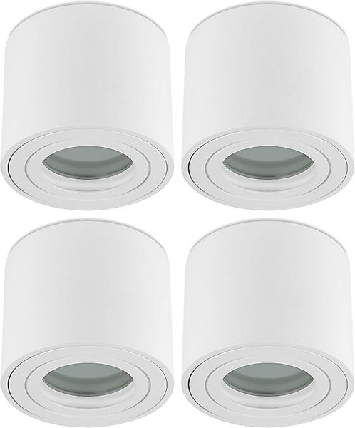 Sweet LED Aufbauleuchte 4 Stück Bad günstig online kaufen
