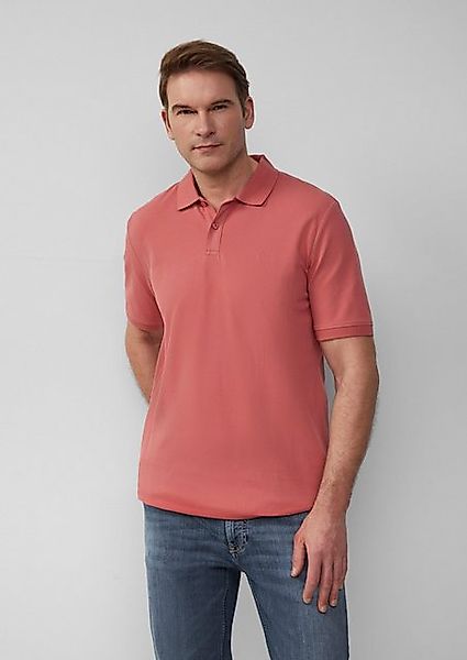 s.Oliver Kurzarmshirt Poloshirt mit Logo-Stickerei Logo günstig online kaufen