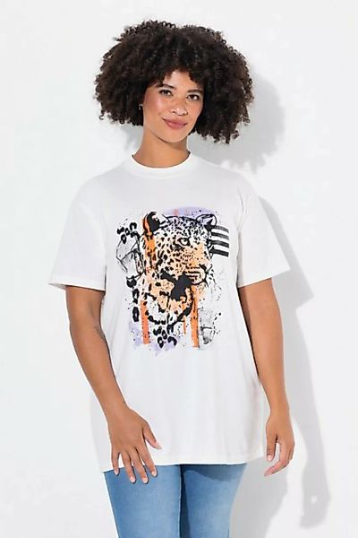 Angel of Style T-Shirt T-Shirt Boxy Fit Leo-Druck Halbarm günstig online kaufen