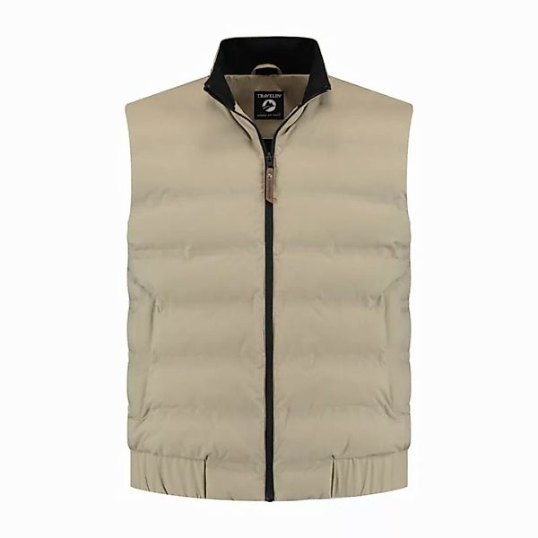 Travelin' Steppweste Travelin' Magnus Bodywarmer Men Taupe 3XL günstig online kaufen