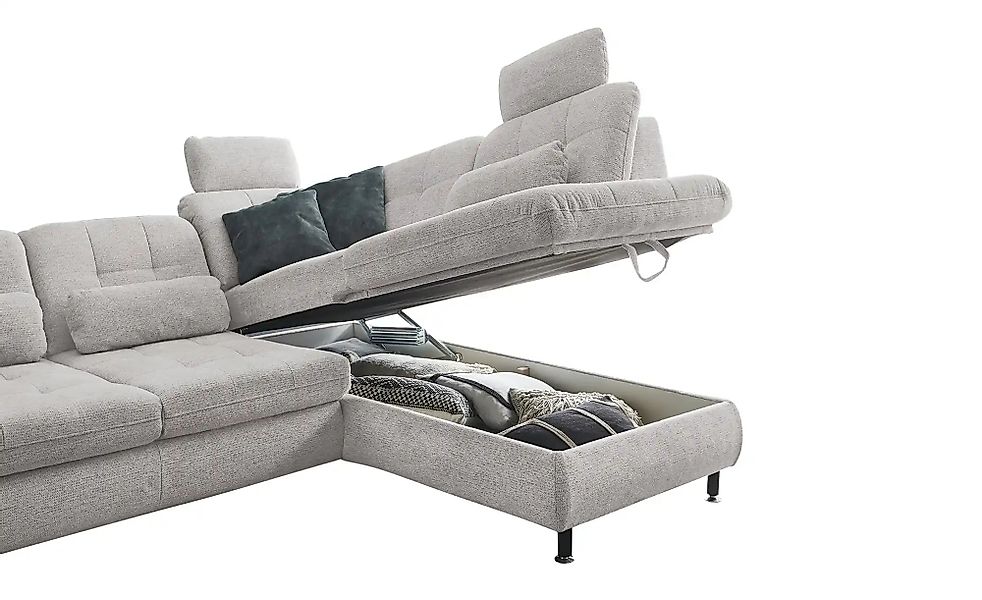 Lounge Collection Ecksofa  LIORA ¦ grau ¦ Maße (cm): B: 242 T: 210.0 Polste günstig online kaufen