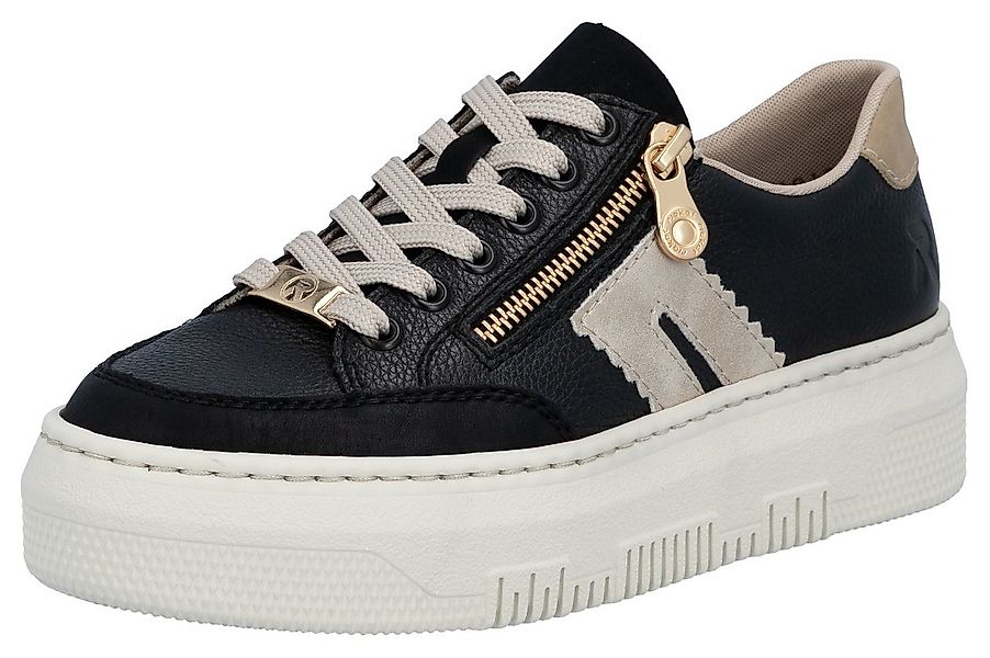 Rieker Plateausneaker Schnürschuh, Halbschuh, Freizeitschuh mit seitlichem günstig online kaufen