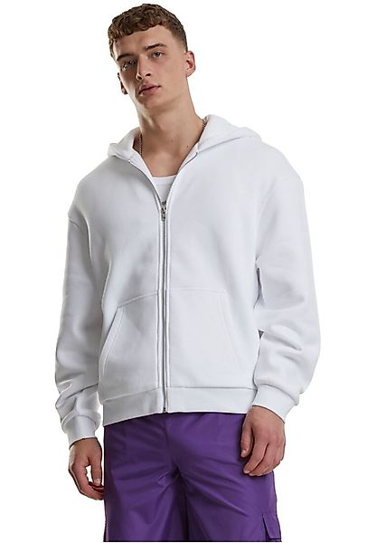 Urban Classics Herren Hoodie Kapuzenpullover FLUFFY ZIP - Regular Fit günstig online kaufen