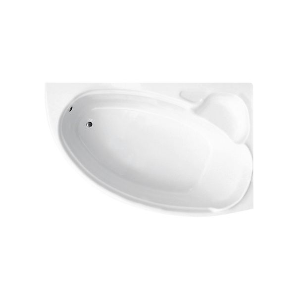 Bad Land Badewanne Eckwanne FINEZJA 155x95 Rechts Mit AcrylSchürze Ablauf F günstig online kaufen