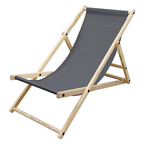 ECD Germany Gartenliege Holz Beachstuhl klappbarer günstig online kaufen