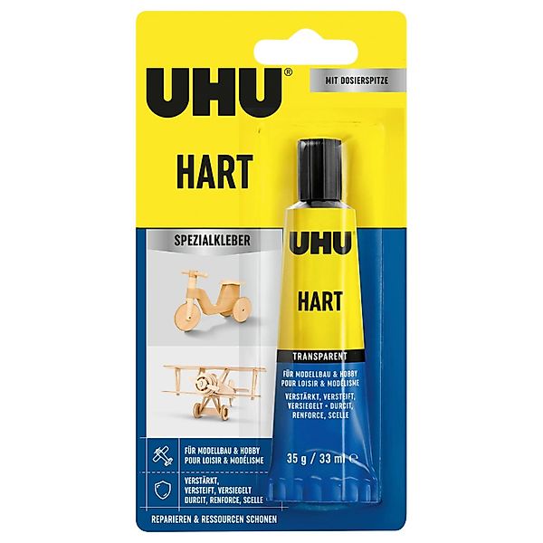 Uhu Hart Spezialkleber Transparent 35 g günstig online kaufen